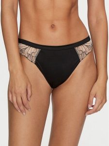 Chantelle Figi klasyczne Tattoo Love C22DA0 Czarny. Czarne figi Chantelle, bez wzorów, z syntetyku. Za 119,99 zł.