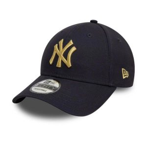 Czapka z daszkiem New Era 9FORTY New York Yankees Metallic 60595195. Czarne czapki New Era, bez wzorów. Za 119,99 zł.