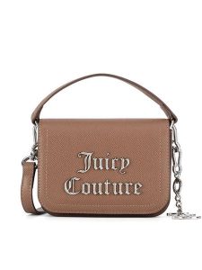 Juicy Couture Torebka BIJXT3264WVP Brązowy. Brązowe torebki klasyczne Juicy Couture, bez wzorów, z tworzywa sztucznego, bez dodatków. Za 181,99 zł.