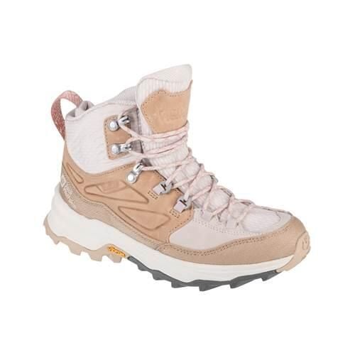Buty trekkingowe damskie Jack Wolfskin Cyrox Texapore Mid. Brązowe buty trekkingowe Jack Wolfskin, z gumy, za kostkę, bez zapięcia. Za 757,00 zł.