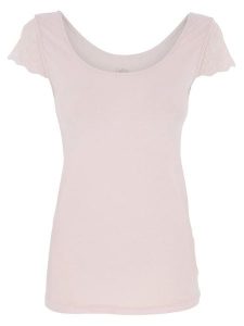 COTONELLA Koszulka w kolorze jasnoróżowym rozmiar: L. Różowe bluzki COTONELLA, l, bez wzorów, bez kołnierzyka, bez ramiączek. Za 27,95 zł.