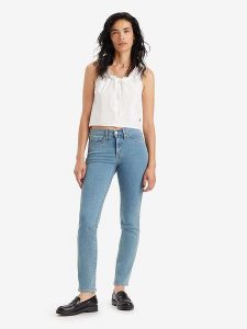 Levi's Dżinsy "312" - Slim fit - w kolorze błękitnym rozmiar: W27/L32. Niebieskie jeansy Levi's®, z aplikacjami. Za 144,92 zł.