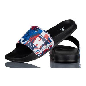 Klapki Sportowe Puma Bmw Mms Leadcat 2.0. Czarne klapki Puma, bez wzorów, z materiału, bez obcasa. Za 116,20 zł.