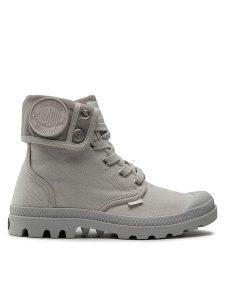 Palladium Trapery Baggy 92353-095-M Szary. Szare buty zimowe Palladium, z materiału, bez obcasa, bez zapięcia. Za 249,99 zł.