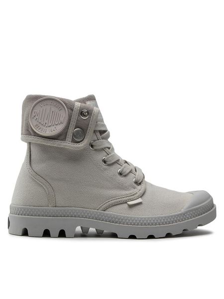 Palladium Trapery Baggy 92353-095-M Szary. Szare buty zimowe Palladium, z materiału, bez obcasa, bez zapięcia. Za 218,99 zł.