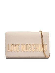 LOVE MOSCHINO Torebka JC4103PP0NKD0110 Écru. Torebki wieczorowe LOVE MOSCHINO, bez wzorów, ze skóry, bez dodatków. Za 569,99 zł.