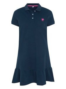 Polo Sylt Sukienka polo w kolorze granatowym rozmiar: L. Niebieskie sukienki Polo Sylt, l, bez wzorów, z bawełny, bez kołnierzyka, bez ramiączek, midi. Za 140,53 zł.