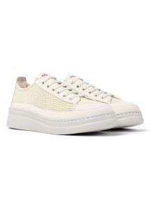 Camper Sneakersy "Runner Up" w kolorze kremowym rozmiar: 36. Brązowe trampki Camper, bez wzorów, z materiału, bez zapięcia. Za 245,38 zł.