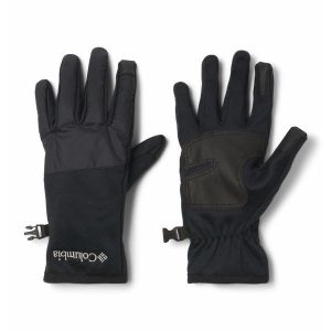 Rękawiczki zimowe turystyczne damskie Columbia W Cloudcap Fleece Glove. Czarne rękawiczki Columbia, na zimę, bez wzorów. Za 195,00 zł.
