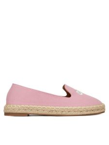 DeeZee Espadryle 8-266-3 Różowy. Czerwone espadryle DeeZee, bez wzorów, z materiału, bez obcasa. Za 119,99 zł.