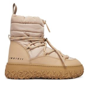Śniegowce Inuikii. Brązowe buty zimowe Inuikii, bez obcasa, bez zapięcia. Za 909,99 zł.