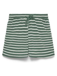 Vero Moda Szorty w kolorze zielono-białym rozmiar: S. Zielone szorty Vero Moda, bez wzorów, z podwyższonym stanem. Za 79,77 zł.