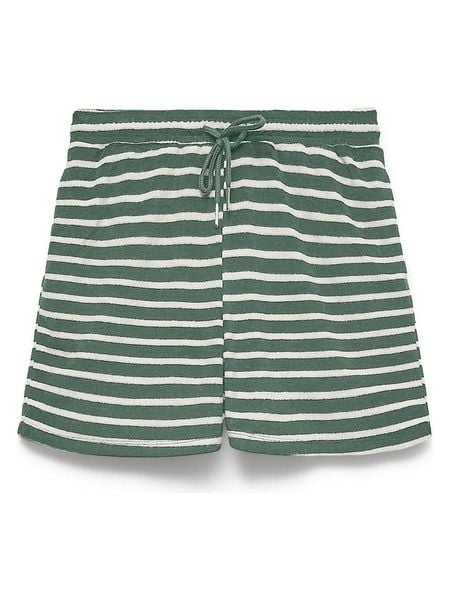 Vero Moda Szorty w kolorze zielono-białym rozmiar: S. Zielone szorty Vero Moda, bez wzorów, z podwyższonym stanem. Za 79,77 zł.