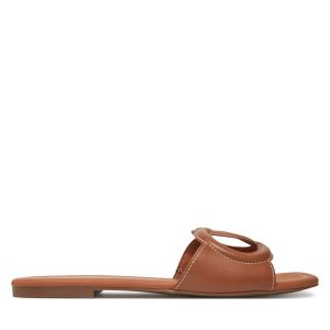 Klapki Call It Spring. Brązowe klapki Call it Spring, bez wzorów, bez obcasa. Za 159,99 zł.