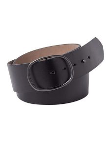 More & More Skórzany pasek w kolorze czarnym rozmiar: 95. Czarne paski More & More, bez wzorów, z materiału. Za 52,45 zł.