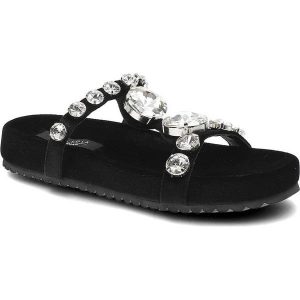 Czarne Klapki Sca'Viola Eleganckie Buty Damskie. Czarne klapki Sca'viola, bez wzorów, bez obcasa. Za 379,00 zł.