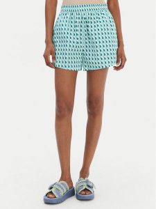 Seafolly Szorty materiałowe Sorrento 55576-SH Zielony Regular Fit. Zielone szorty Seafolly, bez wzorów, z bawełny. Za 339,99 zł.