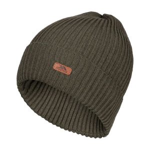 Czapka Unisex Dla Dorosłych Dornan Beanie. Zielone czapki Trespass, z aplikacjami, z materiału. Za 90,99 zł.