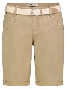 Sublevel Bermudy w kolorze beżowym rozmiar: L. Brązowe szorty Sublevel, bez wzorów, z tkaniny, klasyczne. Za 104,99 zł.