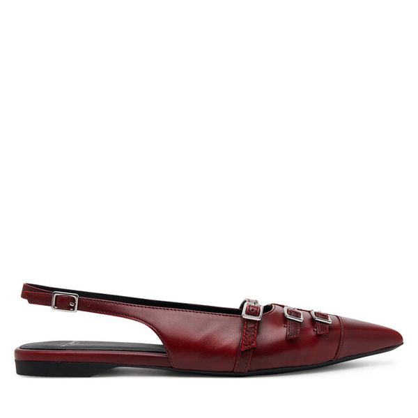 Baleriny Vagabond Shoemakers. Czerwone balerinki Vagabond Shoemakers, bez wzorów, bez obcasa, bez zapięcia. Za 289,99 zł.