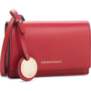 Torebka EMPORIO ARMANI - Y3B086 YH15A 88158 Red/Black. Czerwone listonoszki marki Emporio Armani, ze skóry ekologicznej. W wyprzedaży za 389,00 zł.
