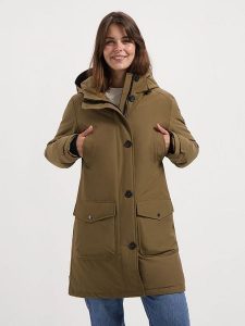 TRAVELIN' Parka "Ester" w kolorze brązowym rozmiar: 3XL. Brązowe płaszcze Travelin', xl, bez wzorów, bez kaptura. Za 543,90 zł.
