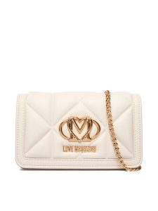 LOVE MOSCHINO Torebka JC5640PP0NLC0110 Écru. Torebki klasyczne LOVE MOSCHINO, bez wzorów, ze skóry, bez dodatków. Za 569,99 zł.