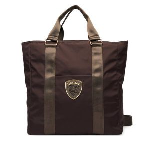 Torebka Blauer. Brązowe torebki klasyczne Blauer, bez wzorów, bez dodatków. Za 379,99 zł.