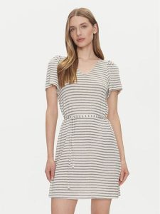 Vero Moda Sukienka letnia Gina 10325612 Beżowy Regular Fit. Brązowe kombinezony Vero Moda, na lato, s, bez wzorów, z wiskozy, bez kołnierzyka, bez ramiączek. Za 99,99 zł.