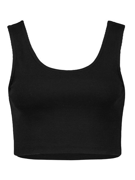 Eight2Nine Top w kolorze czarnym rozmiar: XS. Czarne topy Eight2Nine, xs, bez wzorów, z bawełny, bez kołnierzyka, bez ramiączek. Za 29,95 zł.
