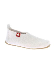 Living Kitzbühel Wełniane kapcie w kolorze białym rozmiar: 36. Białe kapcie Living Kitzbühel, bez wzorów, z materiału. Za 118,56 zł.