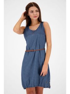 Alife and kickin Sukienka "Doja" w kolorze niebieskim rozmiar: XL. Niebieskie sukienki Alife and Kickin, xl, bez wzorów, ze skóry, bez kołnierzyka, bez ramiączek, mini. Za 82,99 zł.