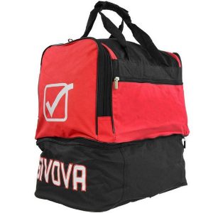 Średnia Torba Piłkarska 67 L. Czarne torby podróżne i sportowe Givova, bez wzorów, średnie. Za 143,99 zł.