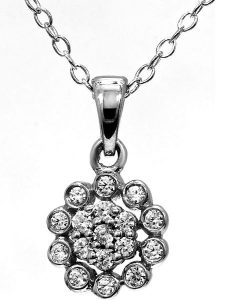 Vittoria Jewels Złota zawieszka z diamentami rozmiar: onesize. Szare zawieszki Vittoria Jewels, z diamentem, srebrne. Za 904,99 zł.