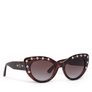 Okulary przeciwsłoneczne Guess. Brązowe okulary przeciwsłoneczne Guess. Za 449,99 zł.