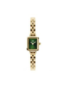 Daniel Wellington Zegarek Quadro Mini DW00100852 Złoty. Żółte, analogowe zegarki Daniel Wellington. Za 909,99 zł.
