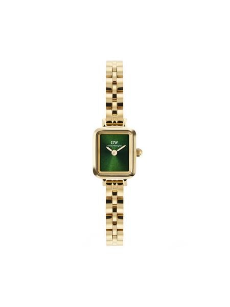 Daniel Wellington Zegarek Quadro Mini DW00100852 Złoty. Żółte, analogowe zegarki Daniel Wellington. Za 909,99 zł.