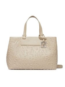 Armani Exchange Torebka XW001222 AF15774 U6208 Beżowy. Brązowe torebki klasyczne Armani Exchange, bez wzorów, ze skóry, bez dodatków. Za 679,99 zł.