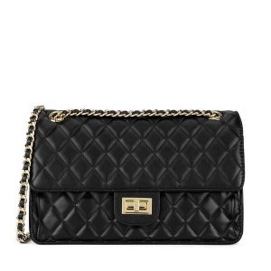 Torebka Badura. Czarne torebki klasyczne Badura, bez wzorów, bez dodatków. Za 229,99 zł.