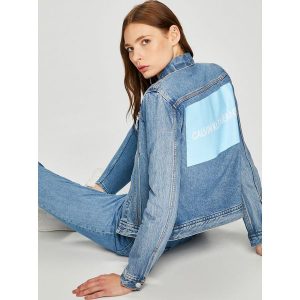 Calvin Klein Jeans - Kurtka. Szare kurtki marki Calvin Klein Jeans, z bawełny. W wyprzedaży za 459,90 zł.