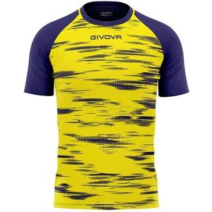 Koszulka Givova Pixel Interlock XS. Brązowe bluzki Givova, xs, bez wzorów, sportowe, bez kołnierzyka, bez ramiączek. Za 181,99 zł.