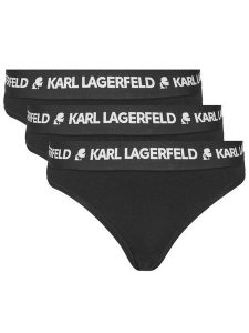 KARL LAGERFELD Komplet 3 par fig klasycznych A1W47148 Czarny. Czarne komplety bielizny KARL LAGERFELD, bez wzorów, z bawełny. Za 159,99 zł.