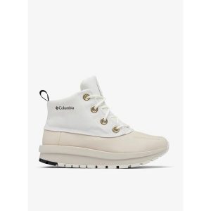 Buty outdoor damskie Columbia Moritza Shield. Białe buty trekkingowe Columbia, bez zapięcia. Za 398,99 zł.