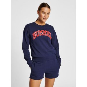 Bluza dla kobiet Hummel hmlIC Billie. Niebieskie bluzy Hummel, m, bez wzorów, bez kaptura. W wyprzedaży za 154,45 zł.