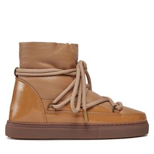 Śniegowce Inuikii. Brązowe buty zimowe Inuikii, bez obcasa, bez zapięcia. Za 949,99 zł.