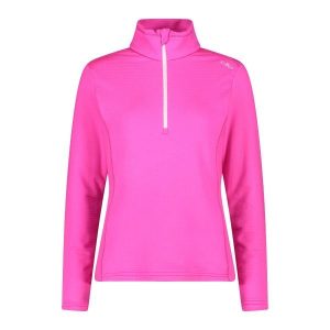 Kurtka polarowa damska z półzamkiem CMP. Czerwone swetry klasyczne CMP, na zimę, z polaru, bez kołnierzyka. Za 290,50 zł.