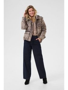 Cream Kurtka zimowa w kolorze szarobrązowym rozmiar: 40. Brązowe kurtki Cream, na zimę, bez wzorów, z puchu, bez kaptura. Za 181,76 zł.