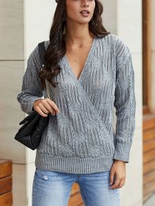 LA Angels Sweter w kolorze jasnoszarym rozmiar: XL. Szare swetry oversize LA Angels, xl, bez wzorów, bez ramiączek. Za 70,41 zł.