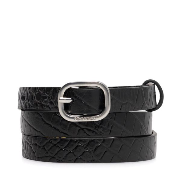 Pasek Damski GINO ROSSI. Czarne paski Gino Rossi, bez wzorów. Za 79,99 zł.