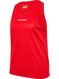 Damski tank top Hummel. Białe topy Hummel, l, bez wzorów, z materiału, klasyczne, bez kołnierzyka, bez ramiączek. Za 94,00 zł.